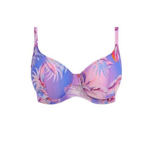 Freya Freya niet-voorgevormde beugel bikinitop Miami Sunset paars/roze