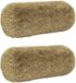 vidaXL Kussensloop 2 stuks Lichtgroen Katoensatijn 40 x 15 cm