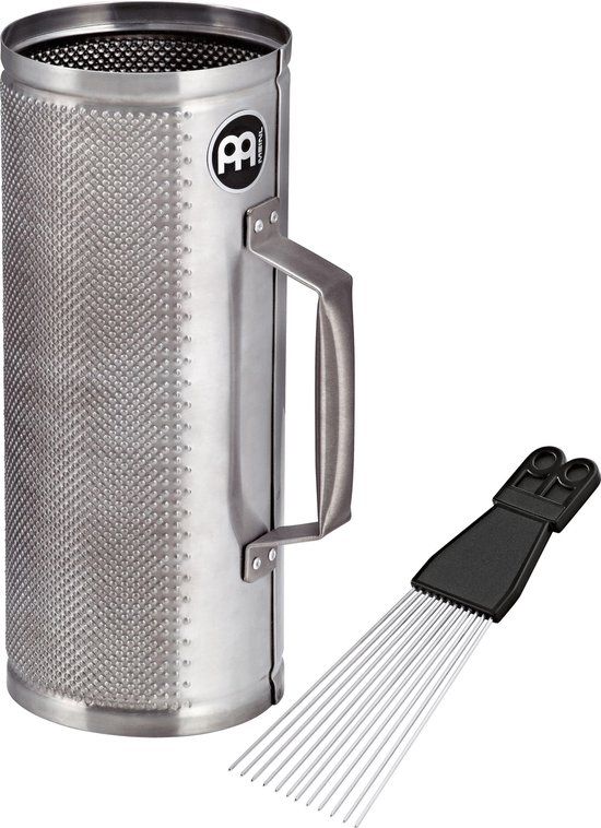 Meinl Merengue Güira MGU1, Brushed Steel, incl. Scraper