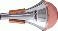 Tom Crown dempende rechte trompet, Gemini, koperen achterkant