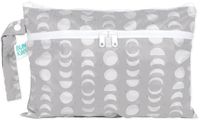 Bumkins - Wet / Dry Clutch | met 2 Vakken - Waterdichte Luierzak & Waszak - Wetbag voor Nat en Droog - Lunar Phase