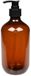 Benson Zeepdispenser - bruin - 500 ml - kunststof