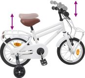 vidaXL Kinderfiets 12 Inch Wit