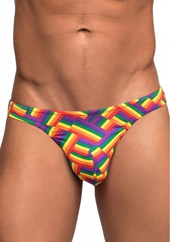 Male Power Bong String Print S/M