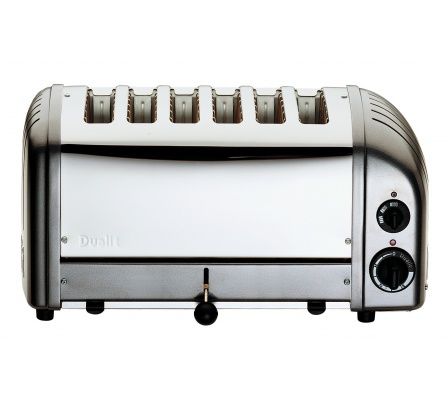 Dualit Classic 6-Sleufs Broodrooster - Houtskool Metallic - 3000W