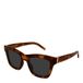 Saint Laurent SL M156 Cat Eye Sonnenbrille Grau 52mm