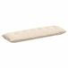 vidaXL Rugkussen Beige 160 x 50 cm Microvezel Stof