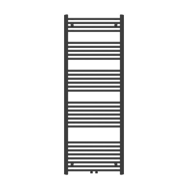 Adema Basic radiator 60x160cm recht middenaansluiting mat zwart