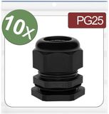 Quadrios 24CA385 Wartel PG25 Polyamide Zwart 10 stuk(s)