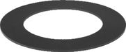 Geberit PE Rubber flensafdichting (DIN) Zwart