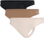 Adidas Sport Active Seamless String (3PK) Dames Onderbroek - Zwart, Beige, Roze