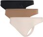 Adidas Sport Active Seamless String (3PK) Dames Onderbroek - Zwart, Beige, Roze