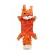 Petface Saffia eekhoorn crinkle hondenspeelgoed (Pack van 1)