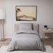 TRANKIELO® - Dekbedovertrekset 135x200 cm - Antraciet - 100% microvezel