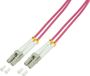 Logilink Glasfaser Patchkabel OM4 LC-LC 20m Violet