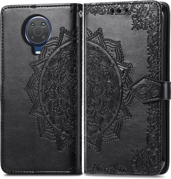 iMoshion Hoesje Nokia G20 / G10 - Book Case - Zwart - Met Pasjeshouder