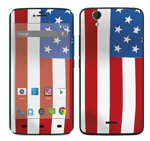 Royal Muurtattoo RS. 108052 zelfklevend voor Wiko Birdy - American vlag
