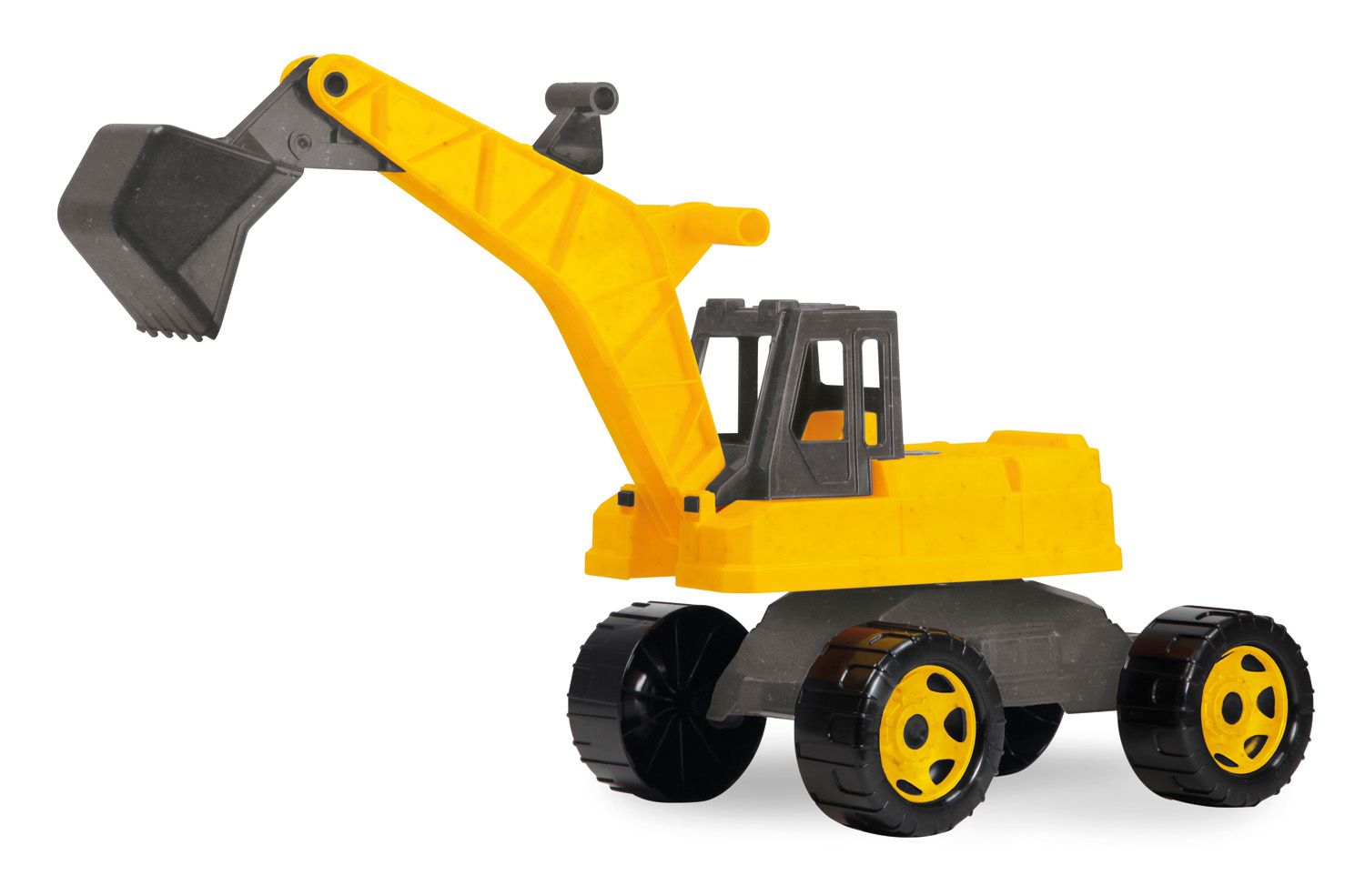 Lena GIGA TRUCKS Excavator (sit on) - 70cm - 3+ years - Yellow/Grey