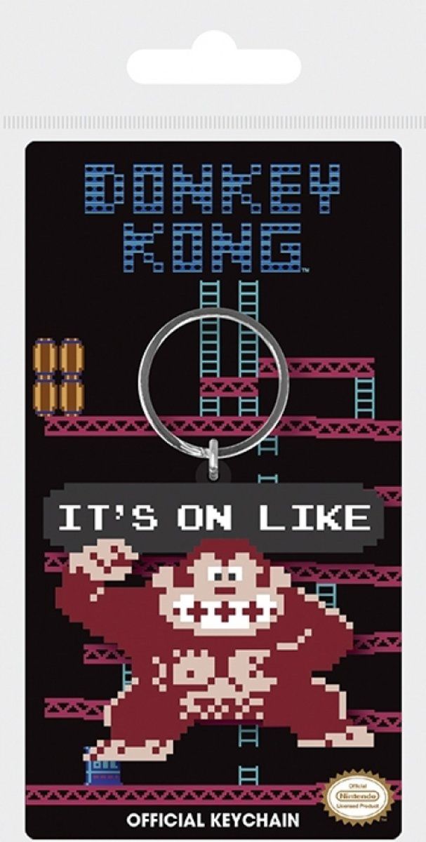 Pyramid International Donkey Kong - Its On Like Donkey Kong Rubber Keychain