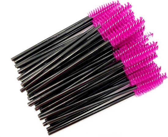 Bijoux by Ive - 5 Make-up - mascara - wenkbrauw - wimper - Borsteltjes met roze top