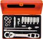Bahco R6725ZK Dopsleutelinzetset 1/4 19-delig
