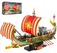Kit de construction bateau pirate grec - 2896 pièces - Modèle pour adultes - À partir de 14 ans