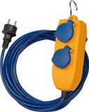 Brennenstuhl Verlengkabel IP44 met Powerblock 5m blauw