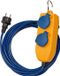 Brennenstuhl Verlengkabel IP44 met Powerblock 5m blauw