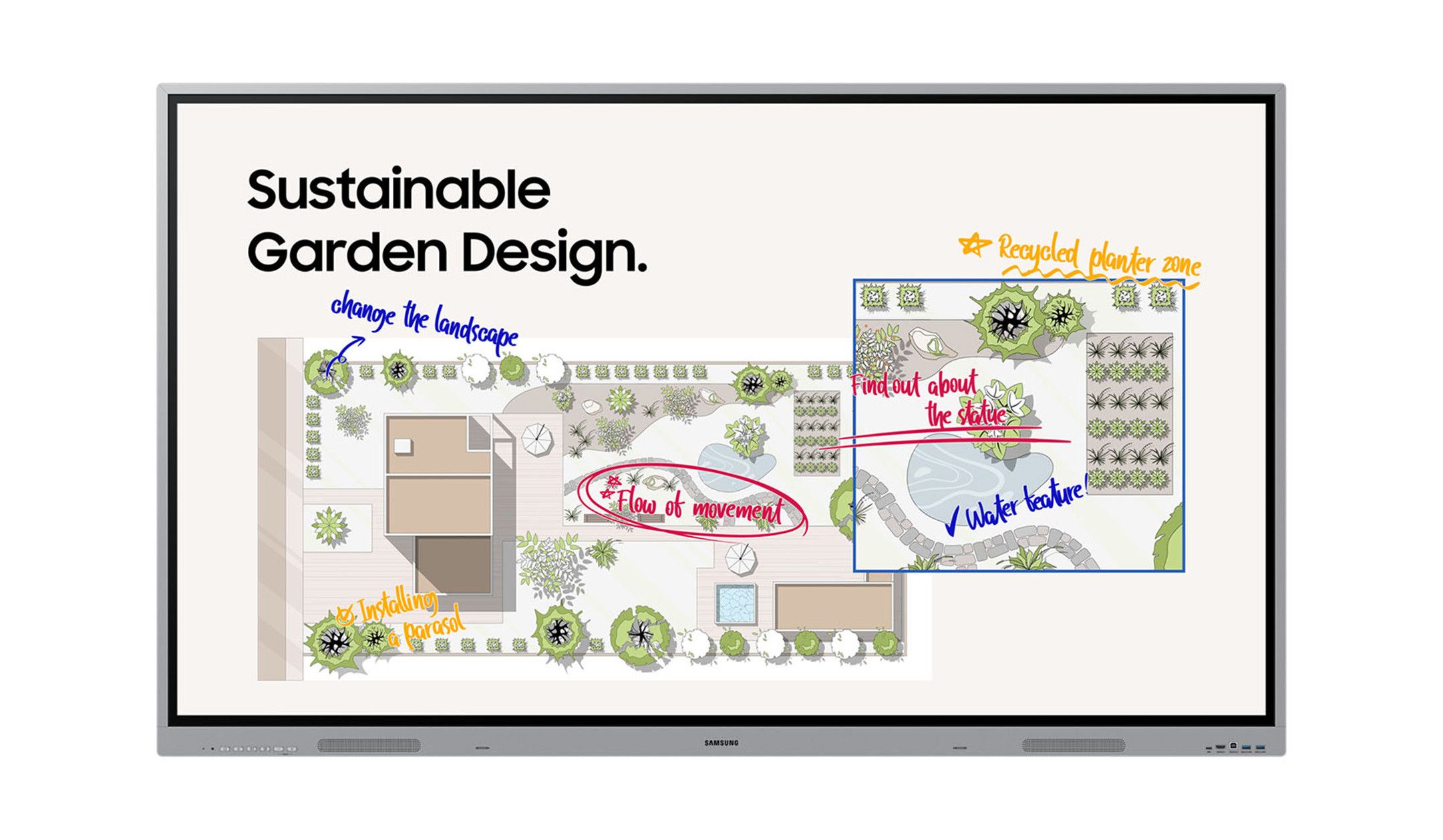Samsung WE86FX 86" interactief display zonder besturingssysteem