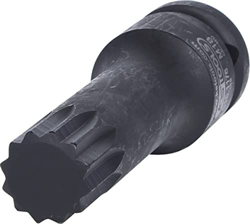 KS Tools 515.1176 1/2" Bit Socket XZN, Power, Long, M18