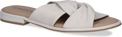 Caprice Dames Slipper 9-27100-42 102 Wit Leer Maat 37 EU