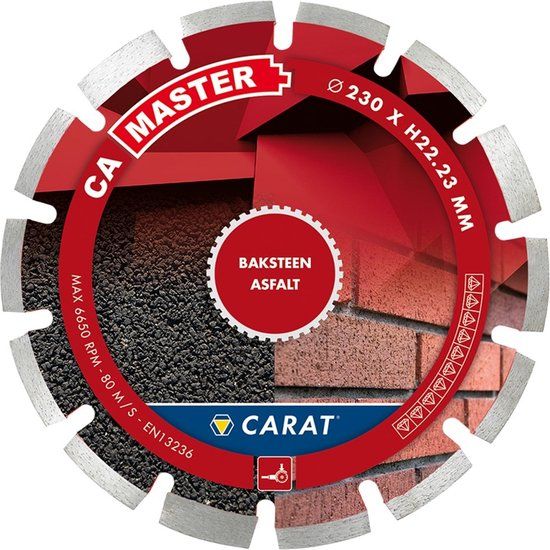 Carat Diamantzaag Baksteen Ø150x22,2Mm Ca Master