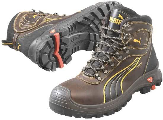PUMA veiligheidsschoenen hoog s3 kruipneus 63022 47 bruin
