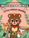 Whiskers & Wings Little Forest Friends: A Cozy Coloring Book for Kids Ages 3-6