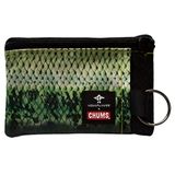 CHUMS Surfshort Wallet (Aqua Flauge Large Mond Bass)