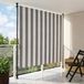 Maison Exclusive - Store Roulant Extérieur Anthracite Et Blanc 120 X 270 Cm