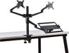 OEM Wan GmbH Verstelbaar Bureaublad met Monitor- en Laptopstandaard voor 10-32 Inch
