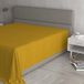 MAX COLOR Hoeslaken, 100% katoen, eenkleurig, mosterd, tweepersoonsbed Maxi 270 x 300 cm