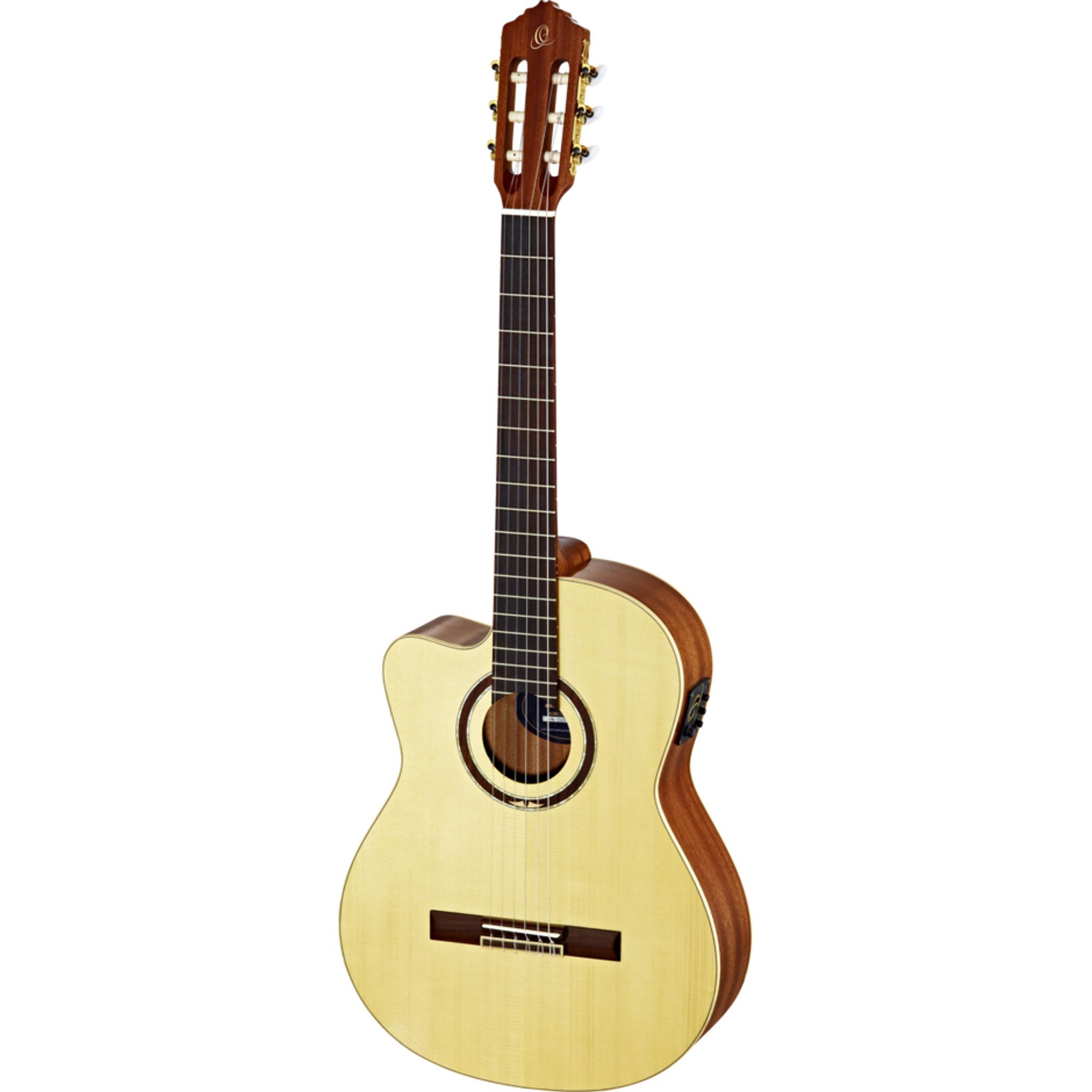 Ortega Feel Series RCE138SN-L linkshandige elektrisch-akoestische klassieke gitaar