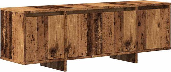 vidaXL Tv-meubel 120x30x40,5 cm bewerkt hout oud houtkleurig