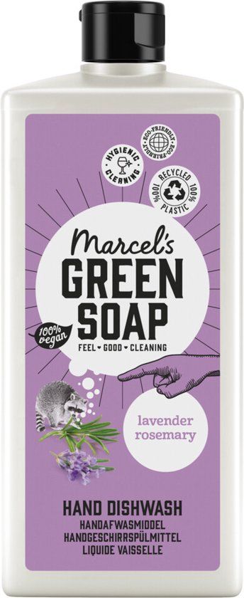 Marcel's Green Soap Afwasmiddel Lavendel & Rosemarijn - 500 ml