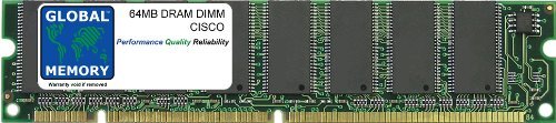 GLOBAL MEMORY 64MB DRAM DIMM GEHEUGEN RAM VOOR CISCO 800 SERIES ROUTERS (MEM870-64D)