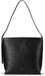 Coccinelle Leren schoudertas handtas C-Me Lock Handbag Grained Leather Noir zwart