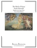 The Birth of Venus Cross Stitch Pattern - Sandro Botticelli