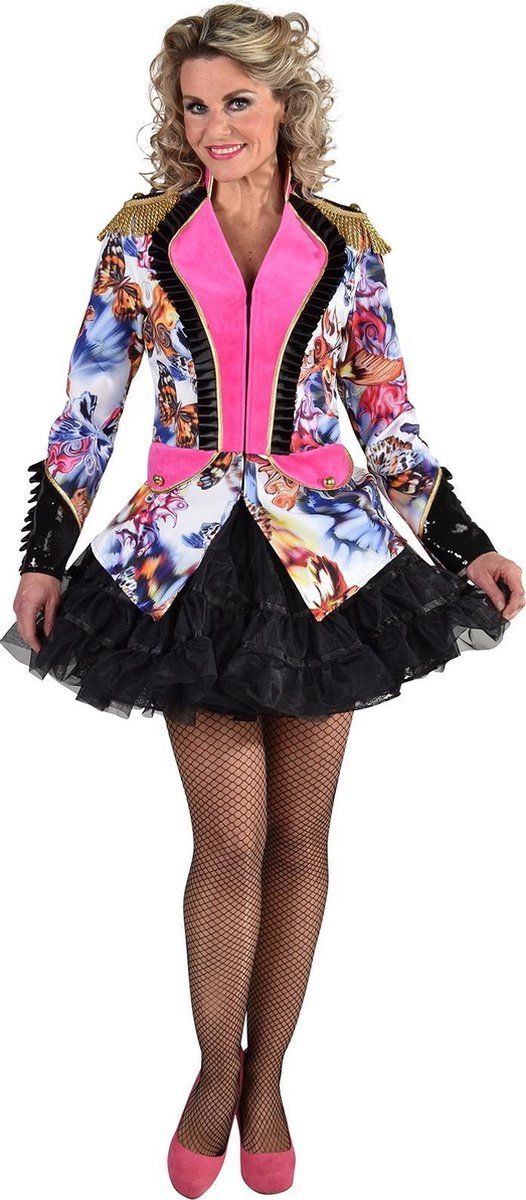 Magic design Jas Butterfly Dames Polyester Wit Maat Xs