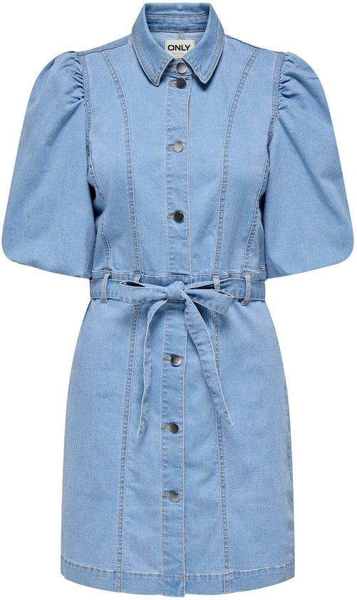 ONLY Denim jurk ONLBELIS Midi-jurk