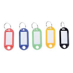 Office Depot Sleutelhangers Standard haakjes Kleurenassortiment 50 stuks