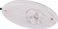 HELLA Positielicht - LED - 12V - Opbouw/Schroefaansluiting - ECE - Lenskleur: Transparent - Kabel: 5000mm - Stekker: open kabeleinden - Voor - Aantal: 1