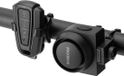 ROCKBROS Fietsbel - Alarm en Klaxon - Compact en Duurzaam - Zwart - 115dB Geluidsniveau - IPX5 Waterdicht