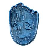 Cuticuter Groot Baby Face Guardians of the Galaxy, koekjessnijder, kunststof, blauw, 8 x 7 x 1,5 cm
